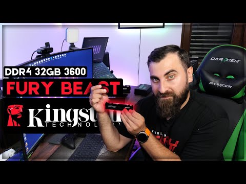 ოპერატიული მეხსიერება Kingston FURY BEAST DDR4 32GB 3600